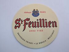 Brävery Bière dessous de Verre ~ ~ Brouwerij St Feuillien Abdijbier Le Roeulx,