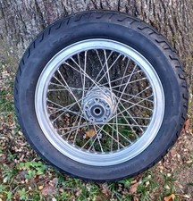 Harley/Borrani OEM Aluminum Rim With Stainless Spokes Laced To Aluminum Hub