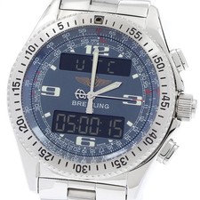 BREITLING B-1 A68362 blue Dial Quartz Men's Watch_905642