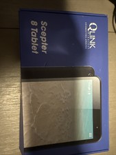 Q Link Wireless Scepter 8 inch WiFi Tablet 16GB-Black No Original Box Never Used