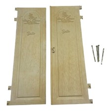 Vintage Barbie Susy Goose Doll Armoire Wardrobe Closet Replacement Doors Pins