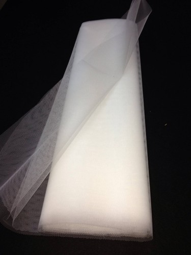 Tulle semi rigide ecru - rigide,