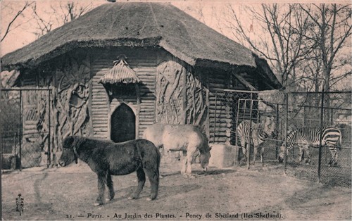 Cpa paris au jardin - 75,