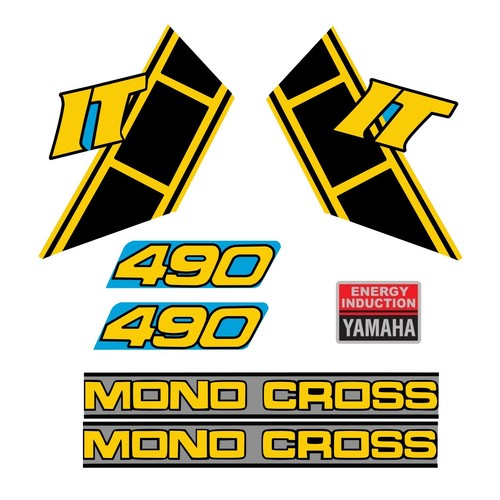 Yamaha 490 1982 1983 decal - it,
