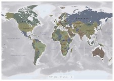 Grande Carte Du Monde XL, "Le