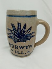 Vintage Beedies Berwyn ILL Salt Glazed Stoneware Mug Marked 96