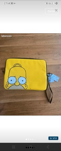 Eastpak pochette zippée jaune - pochette,