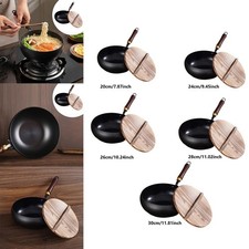 Wok en fer pour sautés et ragoûts Induction électrique Toutes plaques de