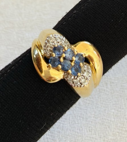 Bague carats saphirs de - or,