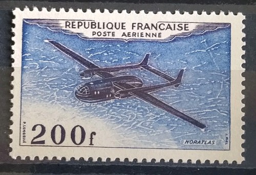 Timbre france poste aérienne - france,