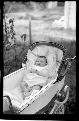Child baby pram - old, photo