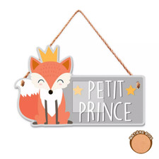 Plaque bois déco chambre de