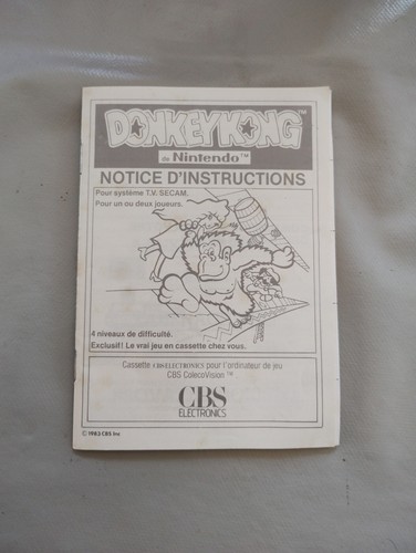 Notice donkey kong cbs - notice,