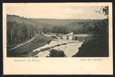 CPA Chiny, Pont sur Semois 