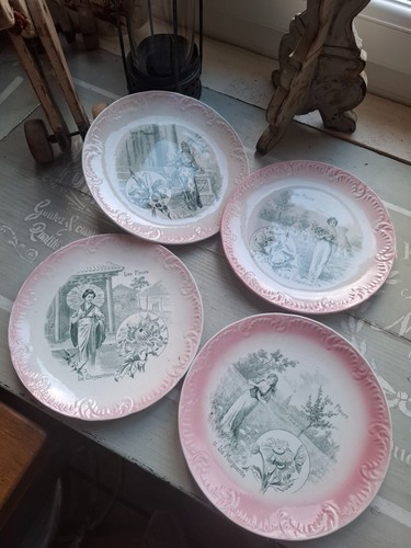 Assiettes digoin - 4,