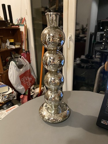 Grand bougeoir verre - bougeoir, en