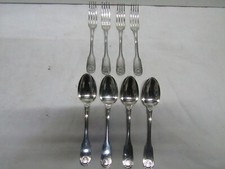 lot of 8 silver metal cutlery