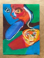 Dessin Karel Appel sur papier