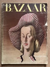 Harper’s Bazaar USA Magazine May 1940 Vintage American Fashion
