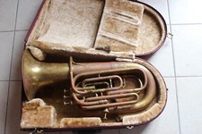 TUBA F. RENOUX et Cie Fournisseur conservatoires et armée Bourges en étui