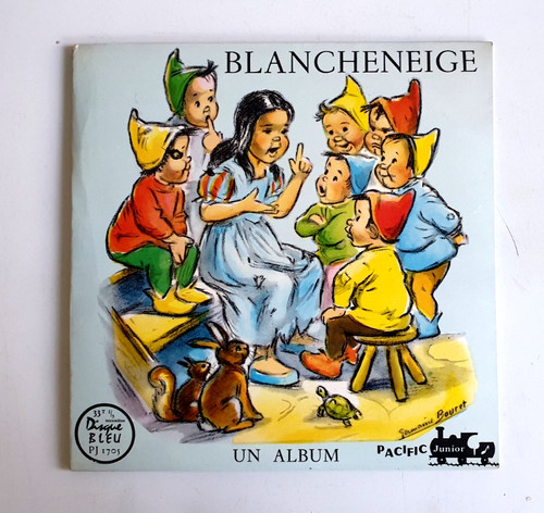 45t disque livre blanche neige - disque,