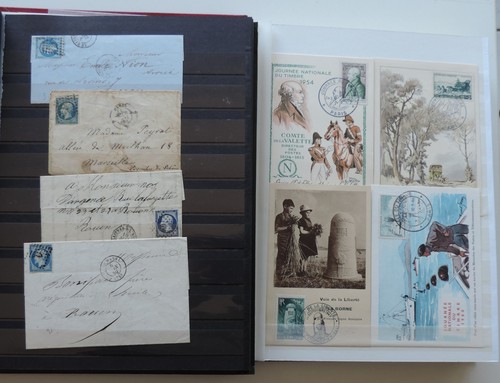 Timbres france sur - timbres, lettres