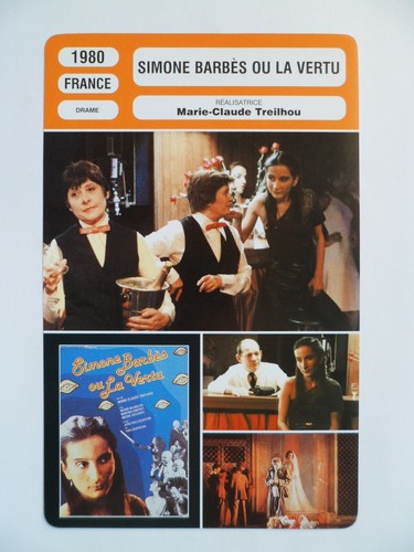 Carte fiche cinema 1980 - fiche, simone
