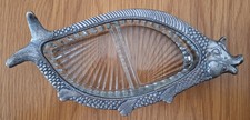 Vintage Serving Dish Fish Carp Koi