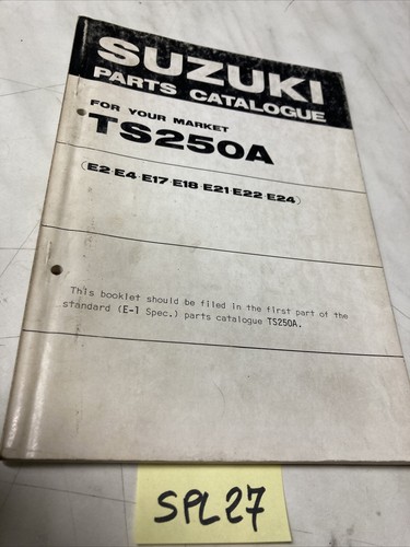 Suzuki ts250 1976 additif - suzuki,