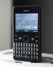 Nokia Asha 210 - Black (Unlocked) Cellular Phone
