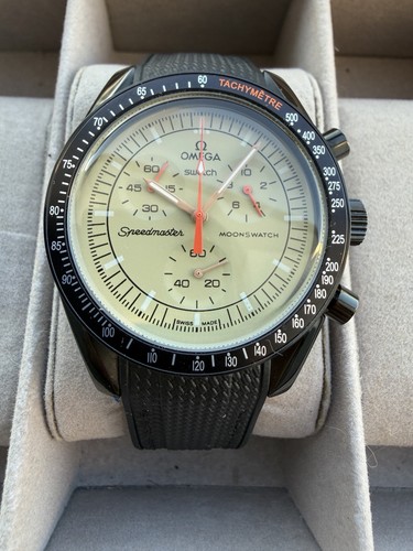 Omega swatch speedmaster - x,