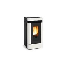 Extraflame 1283251 Lucia Plus Poêle Pellet Canalisé 12KW Faïence Blanc