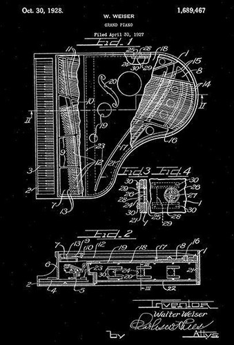 1928 grand piano musical - 1928,