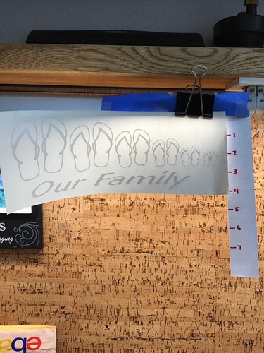 Our family with sandals - our,