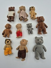 Calico Critters LOT 10 Animal Figures Families Bears Beavers Racoons 