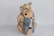 Large Zoomorphic Piggy Bank Pipe Smoking Piggy Bank (57079)