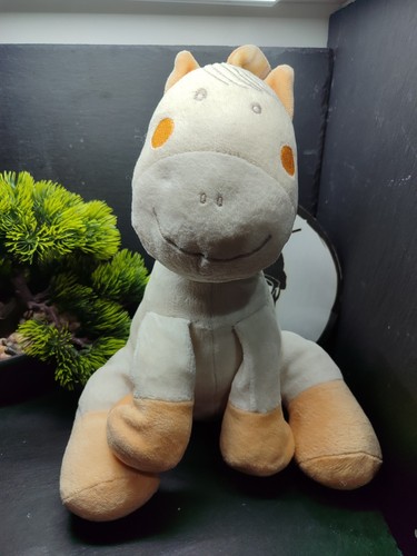 Peluche cheval prémaman - prémaman, jaune