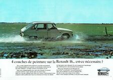1968 Renault 16 Advertising 0122 Advertising Advertisement Anti-Rust Paint 2 Pages