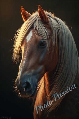 Photo cheval élégant - a4,
