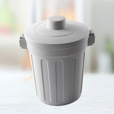  Poubelle de bureau en plastique avec couvercle, Mini conteneur à déchets avec