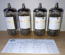 6P45S = EL509 EL519 6KG6 Tetrode Tube SVETLANA Soviet MATCHED QUAD New & Sl.Used