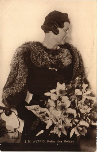 Cpa astrid reine des - ak,