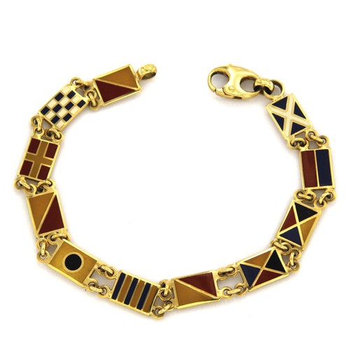 Bracelet jaune massif - jaune,
