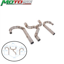 For BMW R-series Stainless Steel Two in One Exhaust Front Pipe 38MM