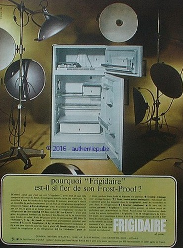 Publicite frigidaire frost - publicite,