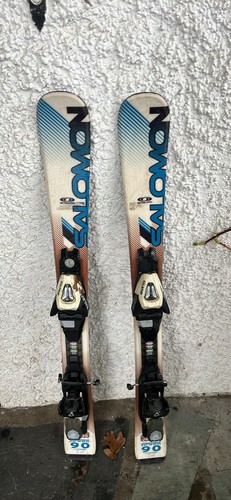 Salomon kid skis l90 with - skis, cm