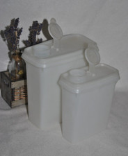 🌟TUPPERWARE Boite Modulaire Verseuse Sucre Farine Riz Hermétique 19 + 16 Cm  X2