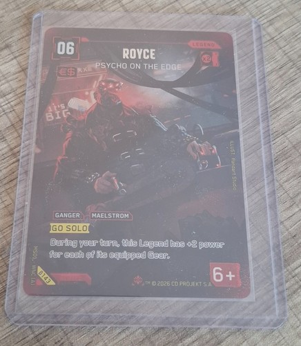 Cyberpunk tcg royce - tcg, psycho