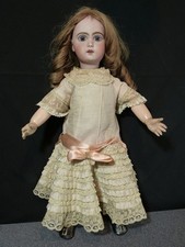 Antique Twin Type Porcelain Cookie Head Doll Articulated Body