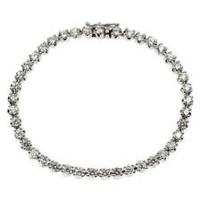 BRACELET TENNIS DIAMANT K18WG